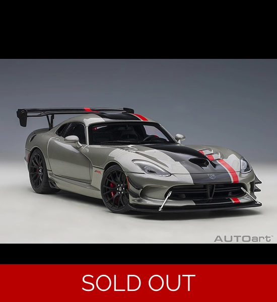 Autoart '17 Dodge Viper ACR 1:18 Scale Diecast